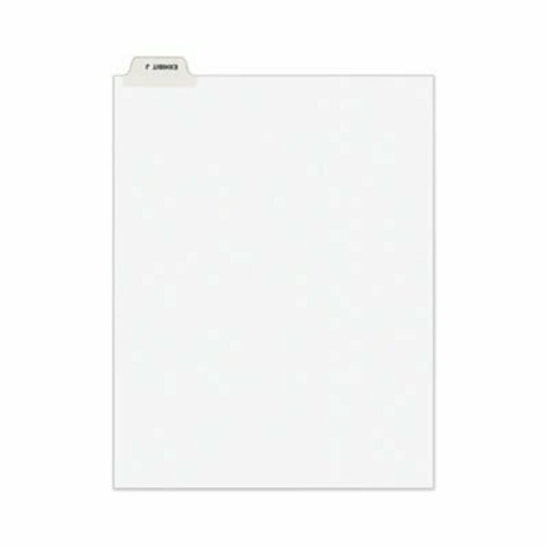 Avery Dennison Avery, Avery-Style Preprinted Legal Bottom Tab Divider, Exhibit J, Letter, White, 25/pk 11949